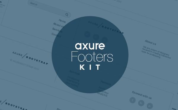Axure footers