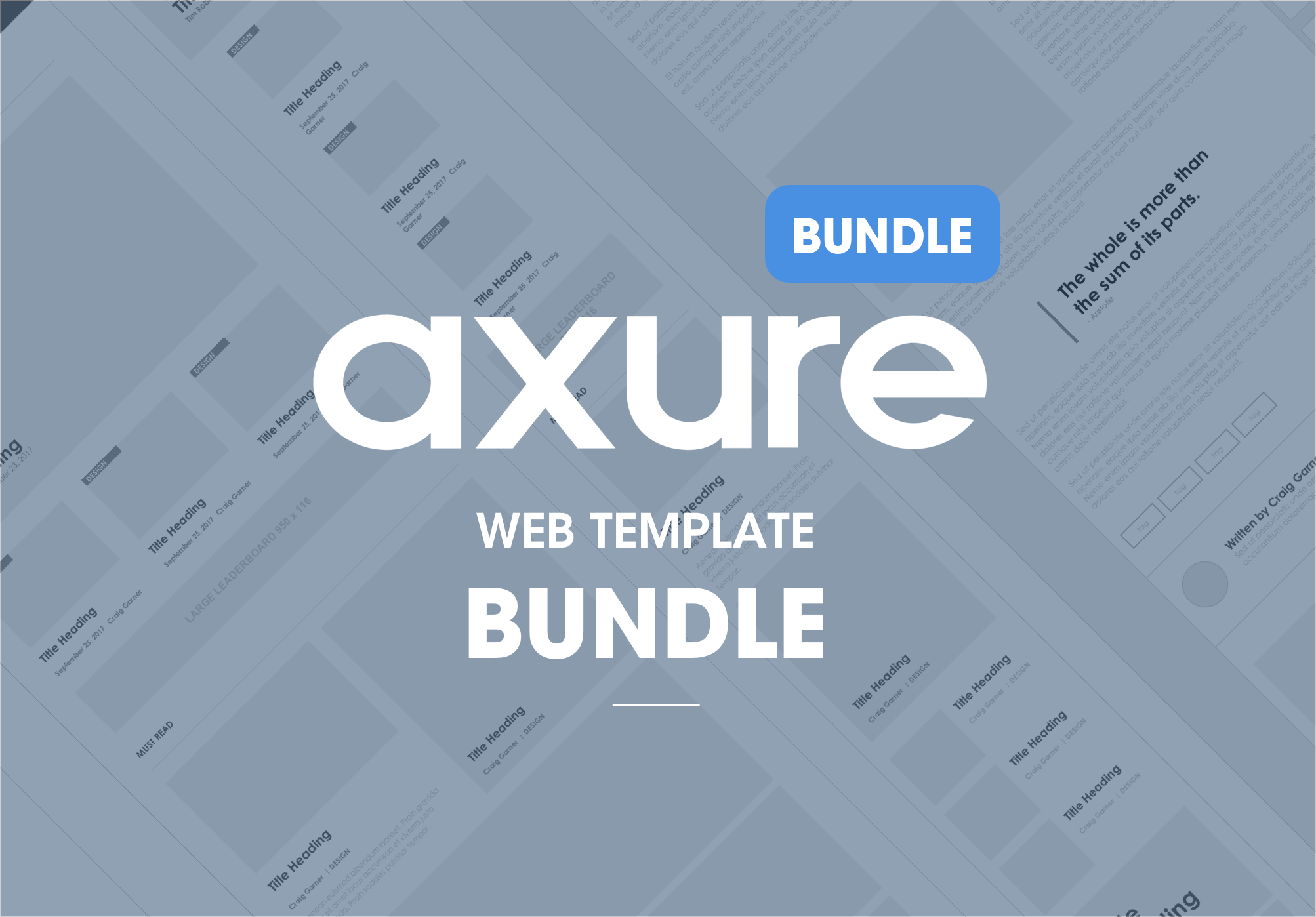 Axure Web template bundle