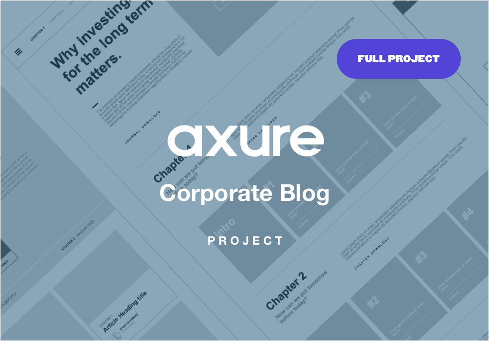 Corporate Blog Project - H U M B L E . U X