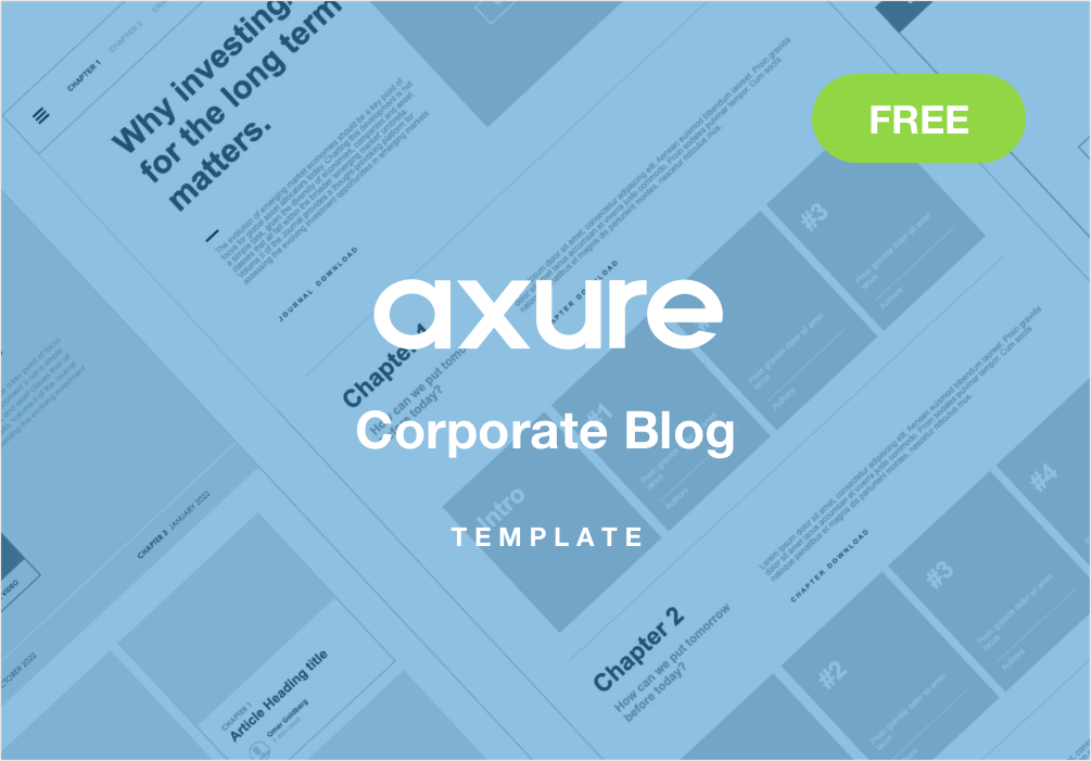 Example Corporate Blog Pages Corporate Blog Template - H U M B L E . U X